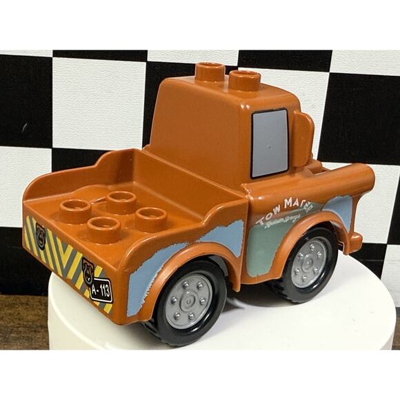 Lego Duplo Pixar Cars TOW MATER TRUCK No Tow Hook - Picture 3 of 6